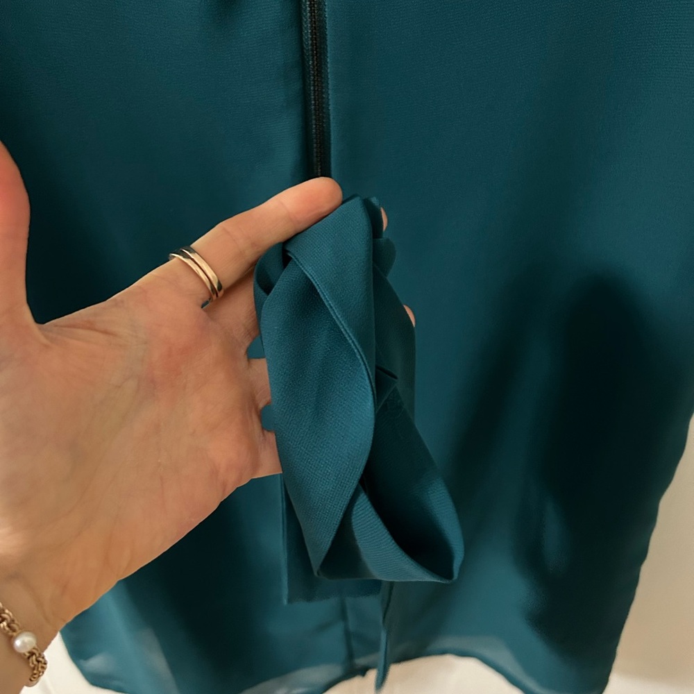 Chic turquoise dress - Picture 9 of 10